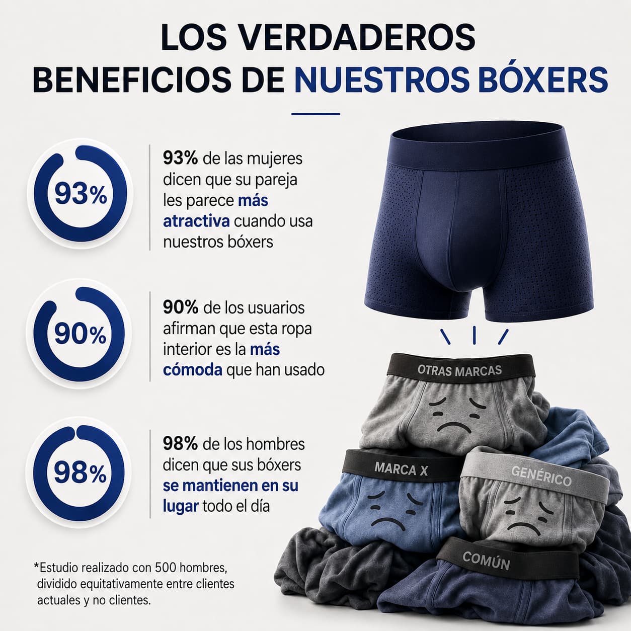 Kit 10 bóxers de fibra de bambú - Paga 5 y llévate 10